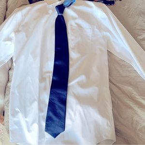 Tommy Hilfiger silk navy blue tie
